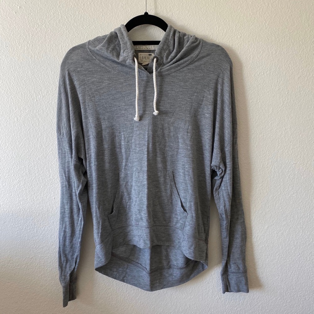 pacsun la hearts gray hoodie